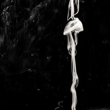 milk in waterの写真素材