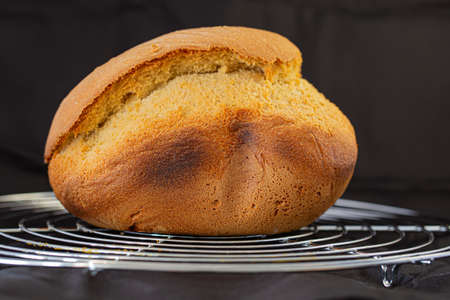 homemade bread close up