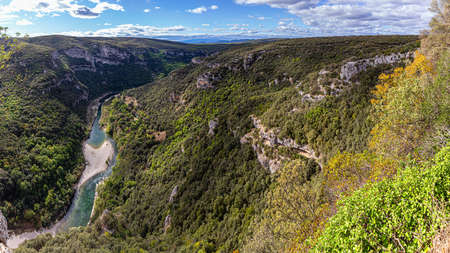 the gorges of the Ardecheの写真素材