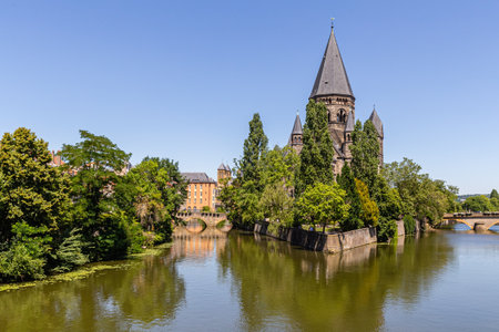 the city of Metz, in Moselle, in eastern France