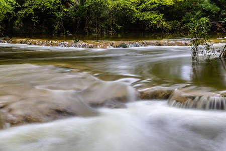 the Sillans la Cascade waterfall, in Haute Provenceの写真素材