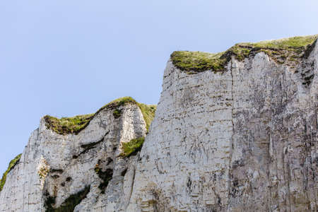 the cliffs of Treport, in Normandyの写真素材