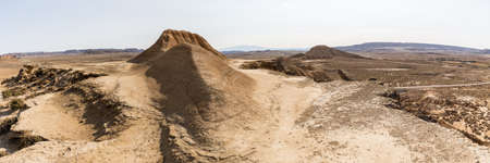The desert of Bardenas Reales, a vast arid area located in the south-east of Navarre, in Spain