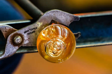 glassmaker at work