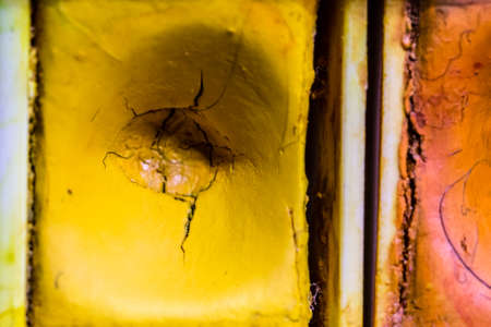 very close up watercolor potsの写真素材