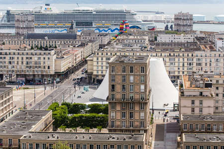 the city of Le Havre, in Normandyのeditorial素材