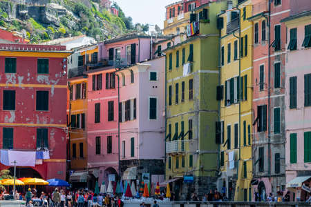 village of Cinqueterre, Italyのeditorial素材