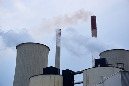coeal fired power stationの写真素材