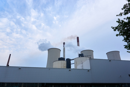 coeal fired power stationの写真素材