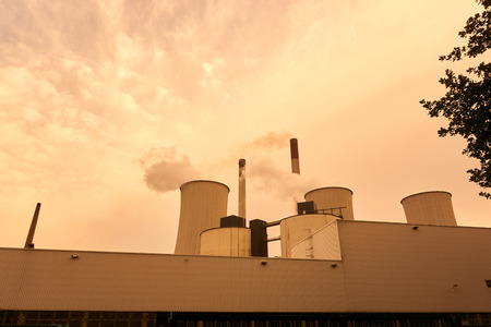coeal fired power stationの写真素材