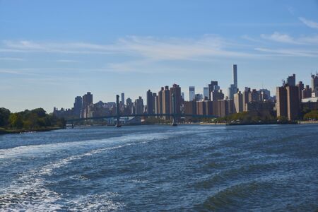 A bridge in New Yorkの写真素材
