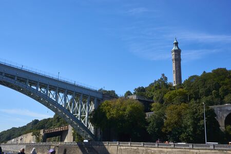A bridge in New Yorkの写真素材