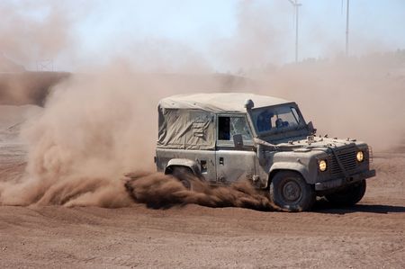 Jeep in an Offroad Race