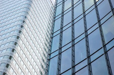 downtown skyscraper facade