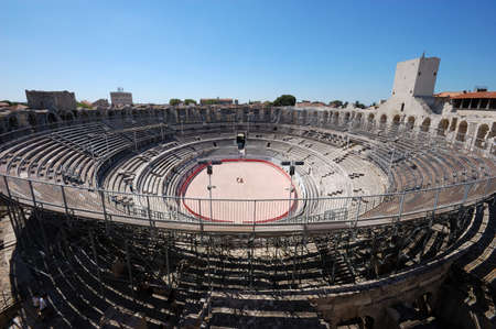 The Roman Arena in Arles, Franceの写真素材