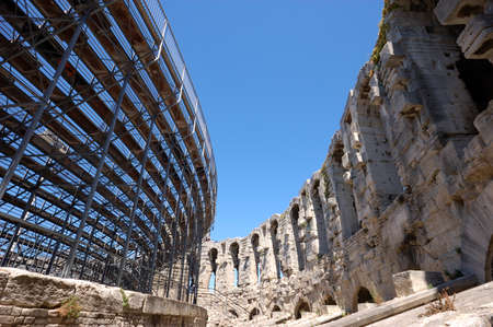 The Roman Arena in Arles, Franceの写真素材