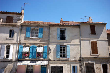 Residential Buildings in Arles, Franceの写真素材