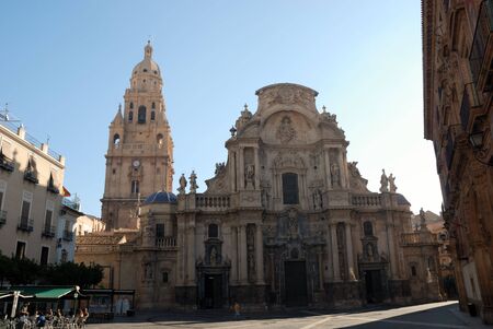 Santa Maria Cathedral of the Diocese of Cartagena in Murcia, Spain.の写真素材