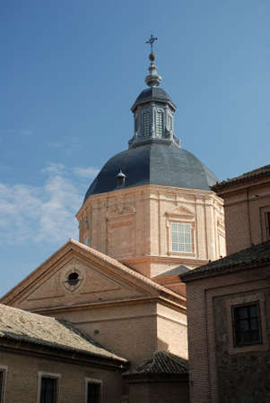 Medieval church in the old town of Toledo, Spainの写真素材