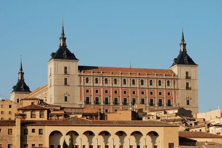 The Alcázar in Toledo, Spainの写真素材
