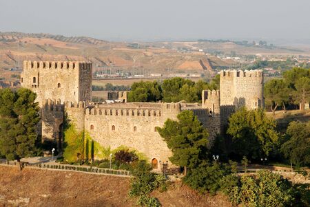 Medieval castle in Toledo, Spainの写真素材