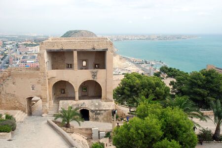 The castle Santa Barbara in Alicante, Spain