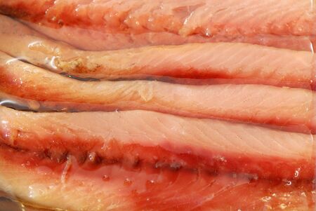 Anchovy fillets macroの写真素材