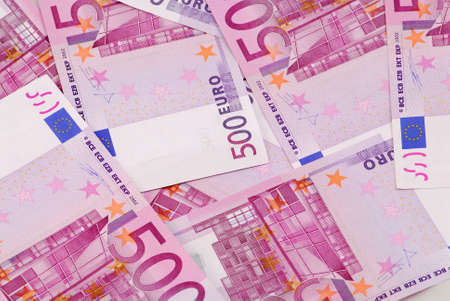 Five hundred euro notes