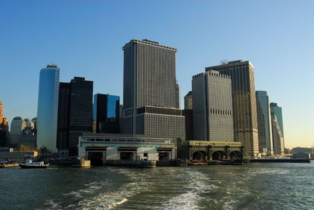 New York City South Ferry Terminalの写真素材