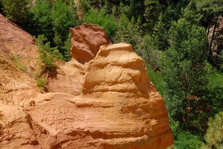 Ochre in Roussillon, Provence France