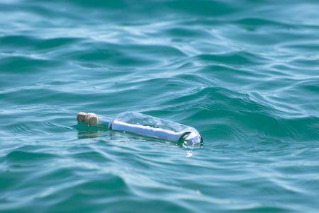 Message in a bottleの写真素材