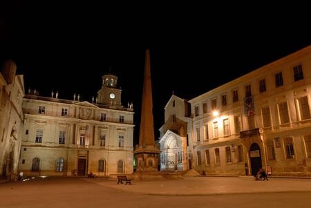 Place de la Republique in Arles, Franceの写真素材