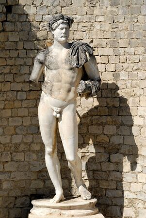 Roman statue in Vaison-la-Romaine, Franceの写真素材