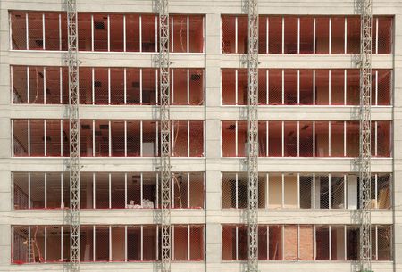 New building construction siteの写真素材