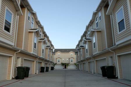 Apartment house in United States of Americaの写真素材