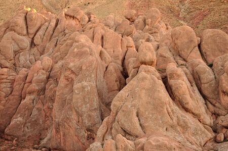 Rocks in Dades Gorge, Moroccoの写真素材