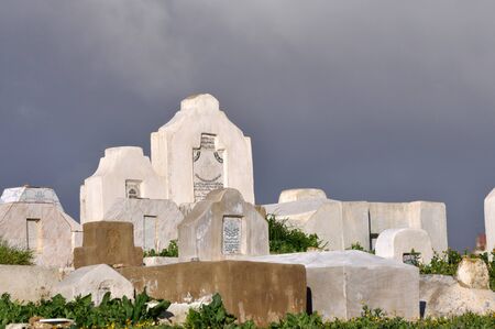 Tombstones in Morocco, Africaの写真素材