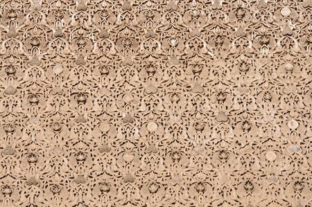 Wall with oriental decoration in Morocco