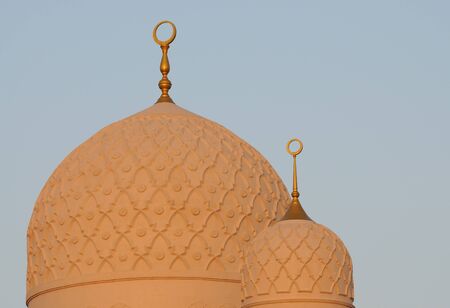 Cupola of the Jumeirah Mosque in Dubaiの写真素材