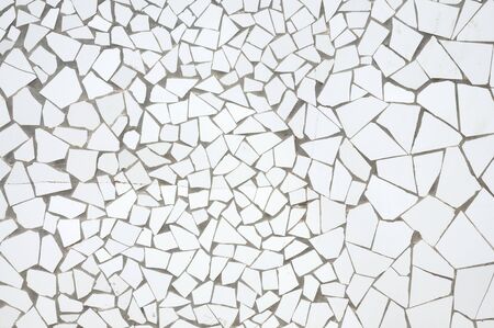 White mosaic backgroundの写真素材