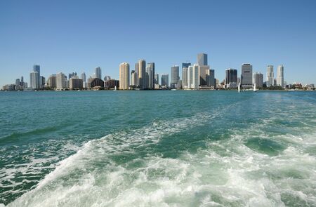 Leaving Miami, Floridaの写真素材