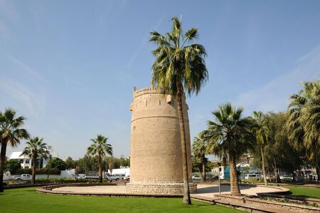 Ancient tower in  Dubai, United Arab Emiratesの写真素材