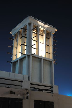 Wind Tower in Dubai, United Arab Emiratesの写真素材