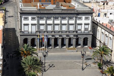 Town Hall in Las Palmas de Gran Canaria, Spainの写真素材