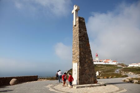 Cabo da Roca in Portugal - the westernmost point of Europe. Photo taken at 29 June 2010のeditorial素材