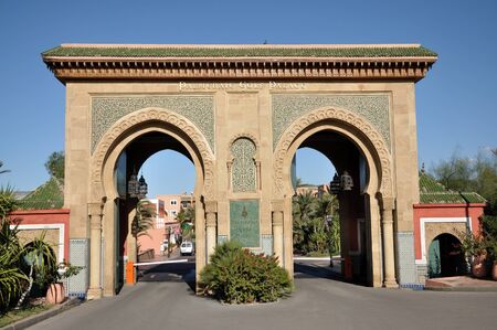 Palmeraie Golf Palace resort in Marrakesh, Morocco. Photo taken at 21th of November 2008のeditorial素材
