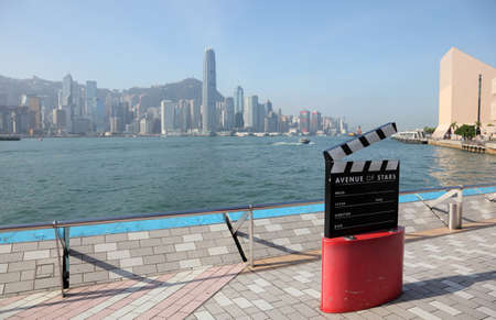Avenue of Stars in Hong Kong. Photo taken at the 5th of December 2010