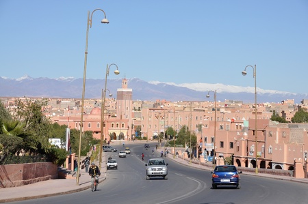 City of Ouarzazate in Morocco. Photo taken at 12th of November 2008のeditorial素材