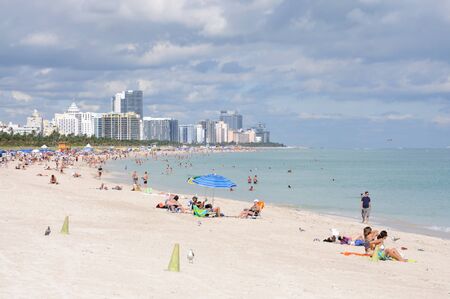 Miami South Beach, Florida USA. Photo taken at 25th of November 2009のeditorial素材