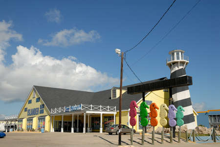 Store in Port Aransas, Texas. Photo taken at 22nd of November 2008のeditorial素材